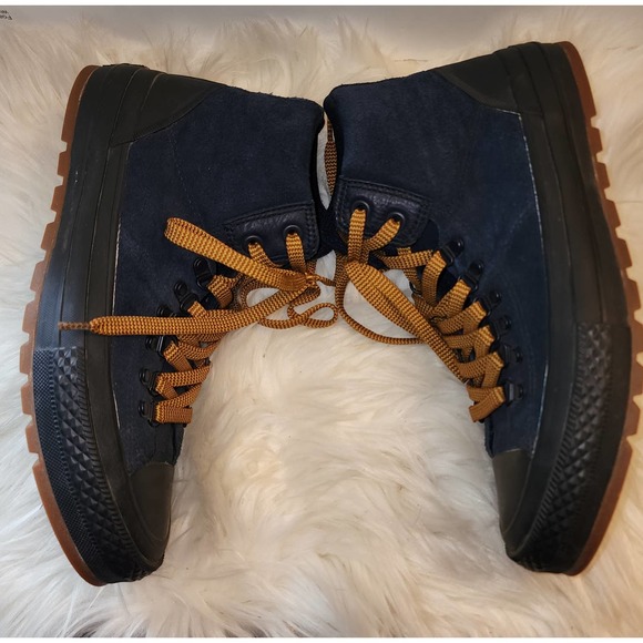 Converse All Stars Chuck Taylor Blue Suede Unisex Shoes Size 8 - Picture 4 of 13